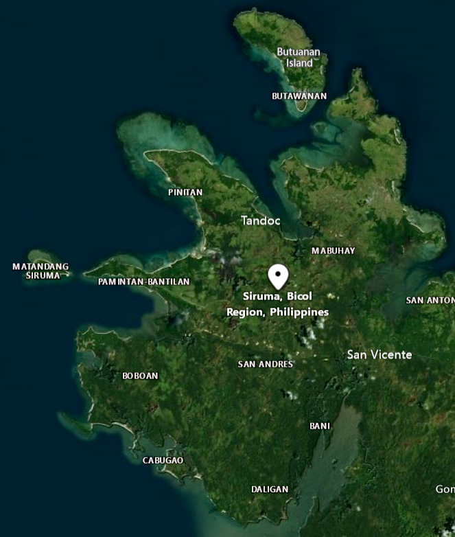 Siruma Camarines Sur Map
